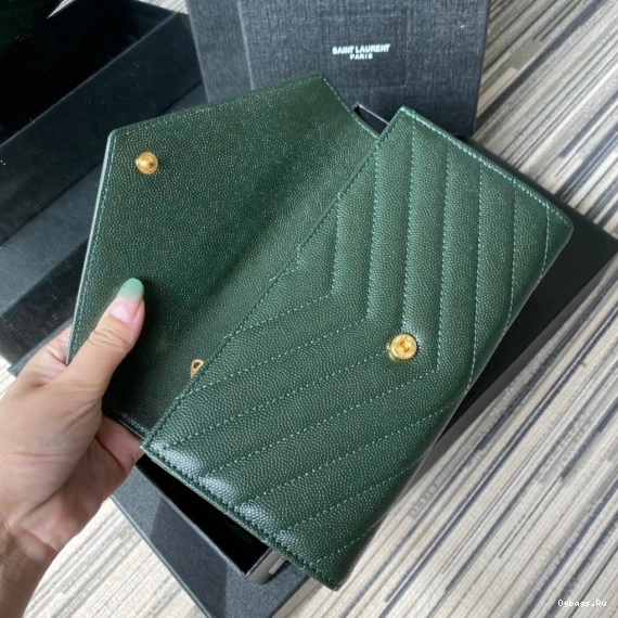 YSL FLAP MONOGRAM LARGE WALLET 0811